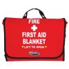 Kemp USA First Aid Blanket Bag with 80% Wool Blanket